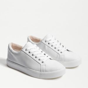 Sam Edelman Lupita White Leather Sneakers size 8